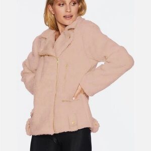 Beach Riot Pink Sherpa Jacket